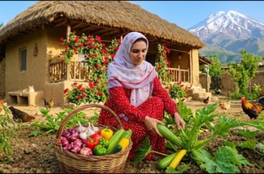 IRAN Daily Village Life : Rural Cooking in the High Mountains of Northern Iran