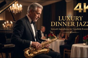 4K Premium Cafe Music 2026 🎷 Relaxing Jazz Music for Fine Dining & Romantic Candlelight Dinner