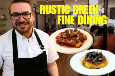 He Takes Mum's Greek Food And Turns It Into Fine Dining