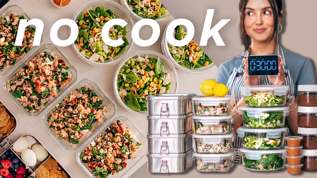 I meal prepped for the week in 34 minutes I meal prepped for the week in 34 minutes