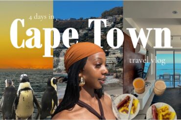 SOUTH AFRICA Travel Vlog | Luxury Airbnbs, African Fine Dining + seeing penguins for the first time!