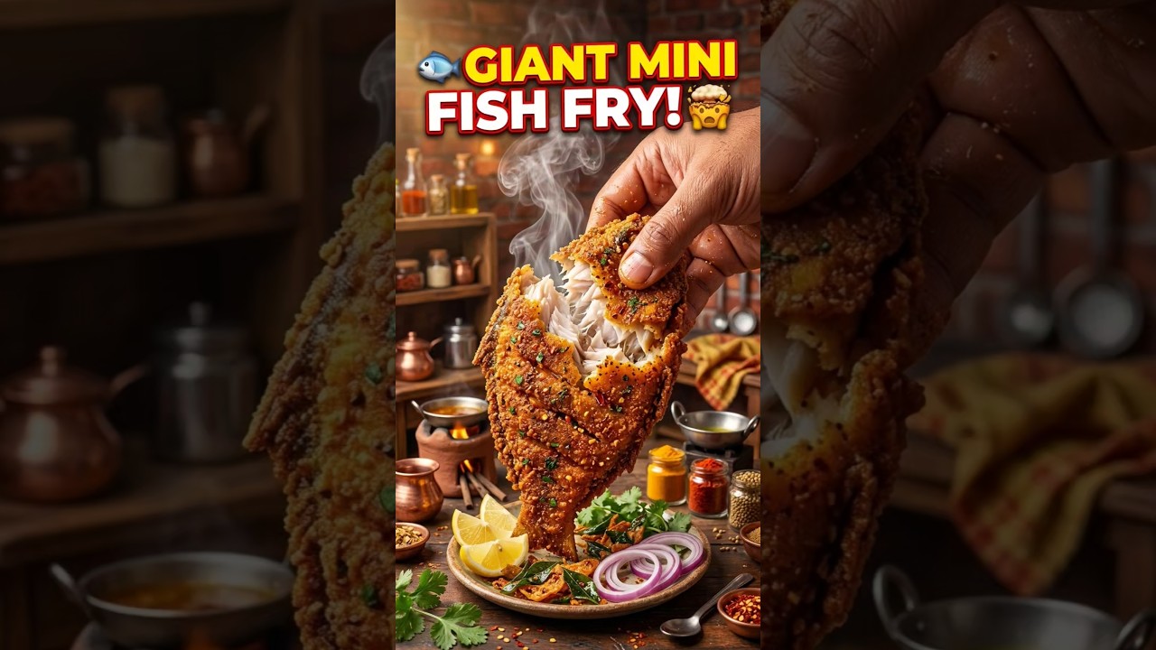 Giant Mini Fish Fry 🐟🔥 | Ultra Realistic Miniature Cooking #cooking #fish #fry #fyp #ai Giant Mini Fish Fry 🐟🔥 | Ultra Realistic Miniature Cooking #cooking #fish #fry #fyp #ai
