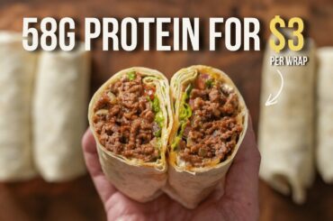 5 Wraps For The Week Meal Prep | Cheaper Than Takeaway