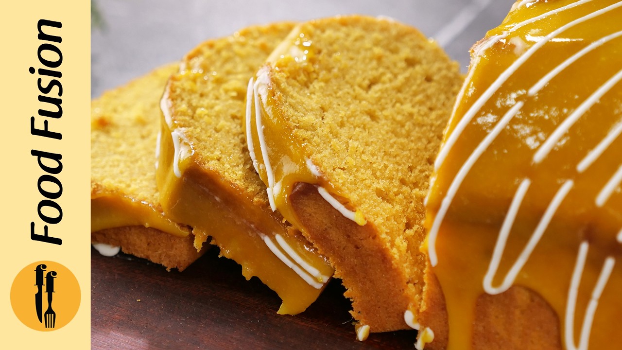 Moist Mango Loaf/ Tea Cake Recipe by Food Fusion Moist Mango Loaf/ Tea Cake Recipe by Food Fusion