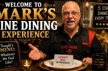 🤣🤣🤣"Welcome to Mark's Fine Dining Experience... 🥣😂 🤣"