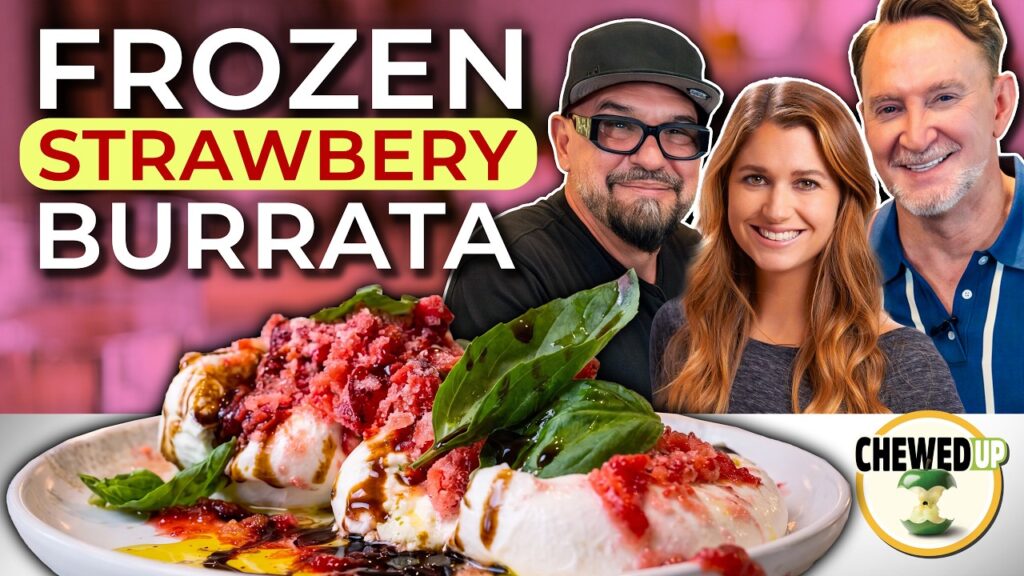 Chef Jackie Bakula’s Strawberry Snow Burrata