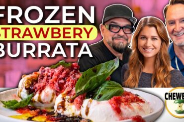 Chef Jackie Bakula’s Strawberry Snow Burrata