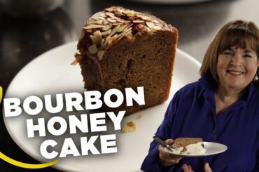 Ina Garten's Boozy Bourbon Honey Cake 🍯 | Barefoot Contessa | Food Network