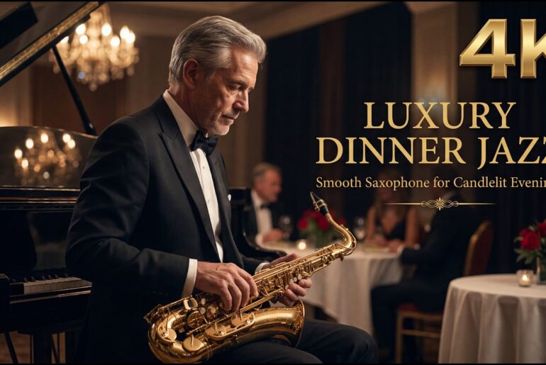 4K Premium Cafe Music 2026 🎷 Relaxing Jazz Music for Fine Dining & Romantic Candlelight Dinner