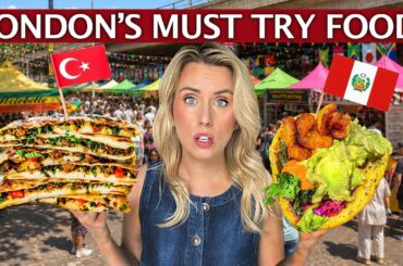 Trying London's SECRET Food Market Was Crazy!!