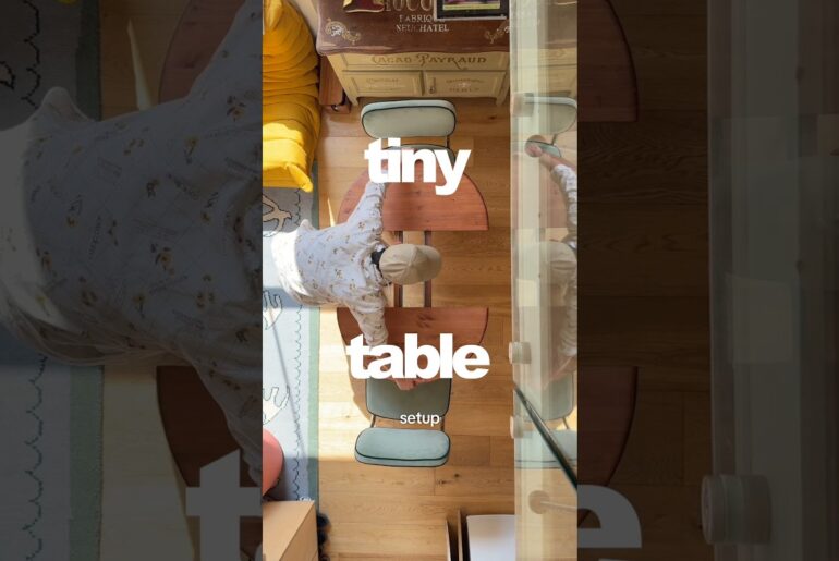 My tiny dining set up 🍽️