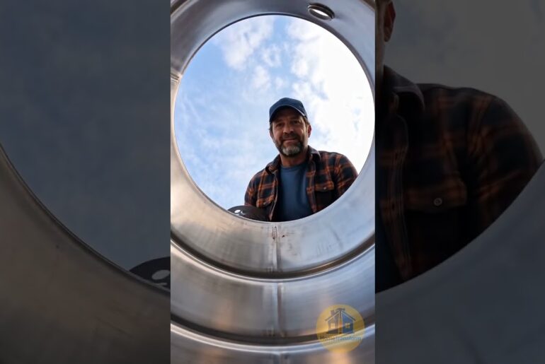 Old Metal Barrel Becomes the Ultimate BBQ Smoker! 🤯🔥 #DIYProject #Cooking
