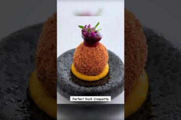 Fine Dining Duck Croquette #shorts