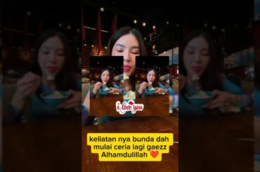 MAMIO DINING AT A RESTAURANT WITH THALIA AND THANIA 🥰 #shorts #sarwendah #giorgio #fyp #viralshorts