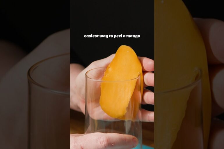 Easiest Way To Peel A Mango