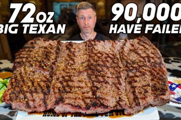 WORLD FAMOUS BIG TEXAN STEAK CHALLENGE OVER 100,000 PEOPLE HAVE ATTEMPTED!