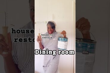 Vintage dining room makeover #shortscreator #50sstyle #vintage