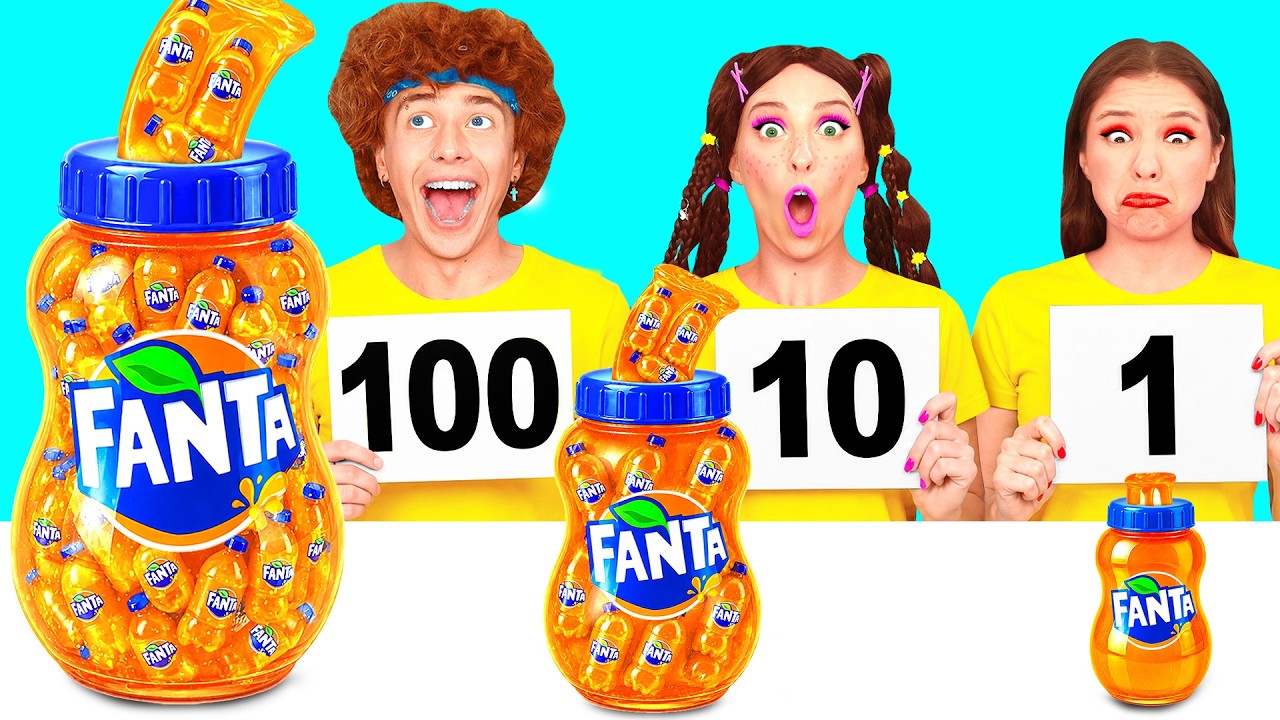 100 Layers of Food Challenge | Amazing Hacks and Tricks by BaRaDa Challenge 100 Layers of Food Challenge | Amazing Hacks and Tricks by BaRaDa Challenge
