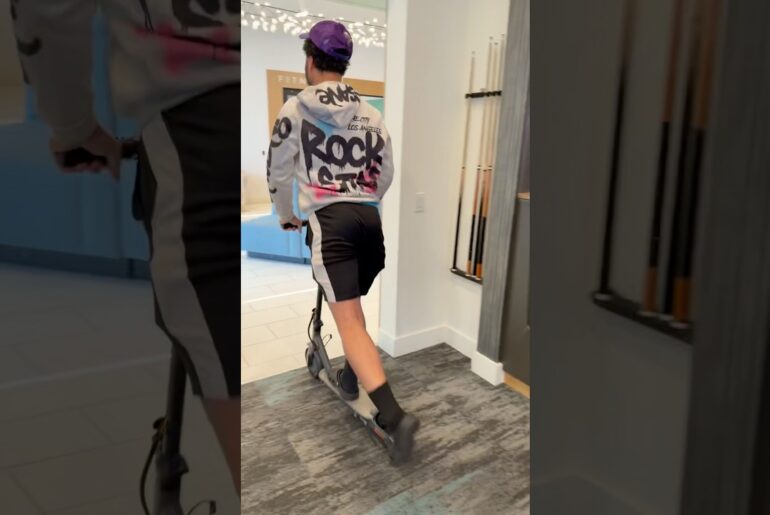 George Brought A Scooter In The Restaurant 😭😭