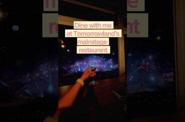 Tomorrowland 2026 mainstage restaurant dining experience #musicfestival #tomorrowland2026 #travel