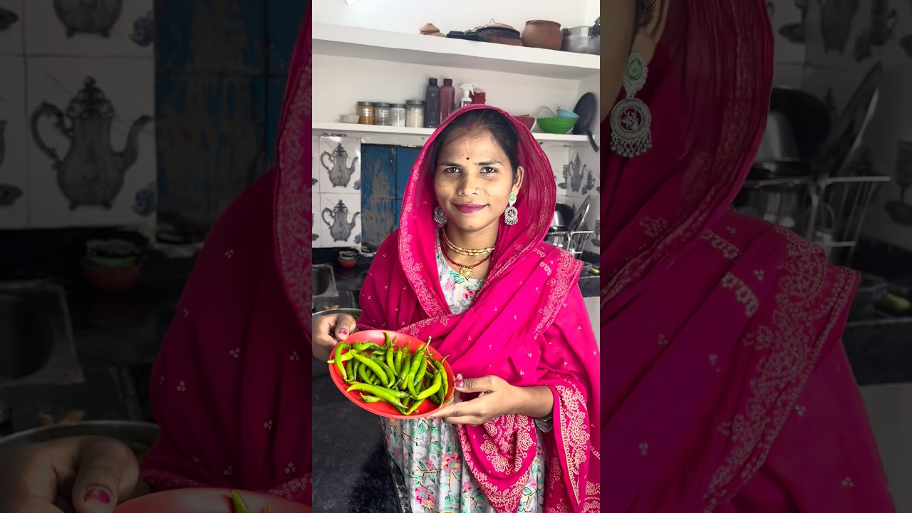 Hari Mirchi Ka Achaar Banake Khaya😋 #cooking #dailyvlog #recipe #lifestyle #shorts #food #viral Hari Mirchi Ka Achaar Banake Khaya😋 #cooking #dailyvlog #recipe #lifestyle #shorts #food #viral