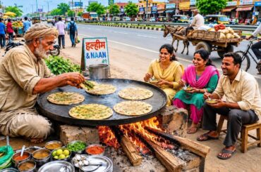 🇵🇰 Pakistan’s Most Loved Chai & Paratha Stall | Cheap Street Food | 0.03 Cents Breakfast