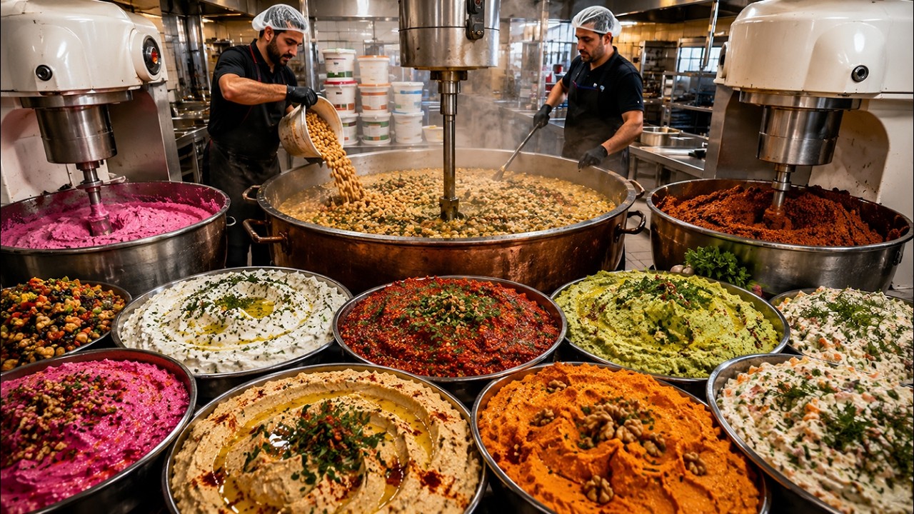 25+ Turkish Different Meze! 2000 kg of Ingredients Every Week! Street Food 25+ Turkish Different Meze! 2000 kg of Ingredients Every Week! Street Food
