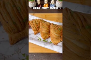 Unique crispy samosa #shorts #recipe #snacks #samosa #potato #shortsfeed #trending #viral #cooking