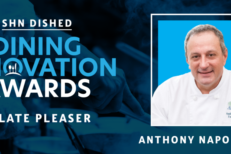 DISHED Senior Living Dining Innovation Awards: Anthony Napolitano, Executive Chef, Edgehill, a Benchmark Senior Living CCRC