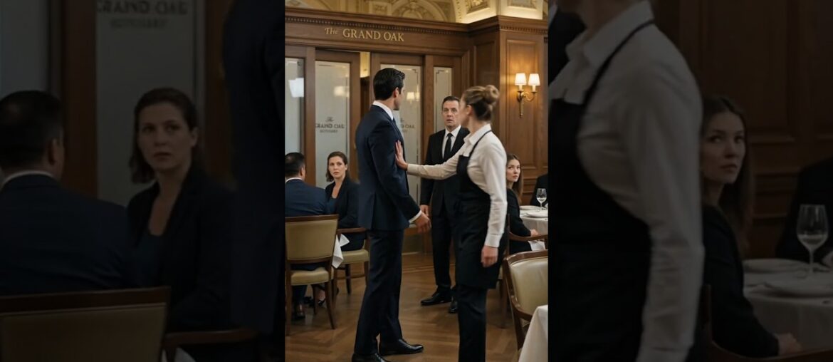 The Billionaire Was Stopped by a Waitress—His Response Left the Restaurant!#shorts#viral#fyp