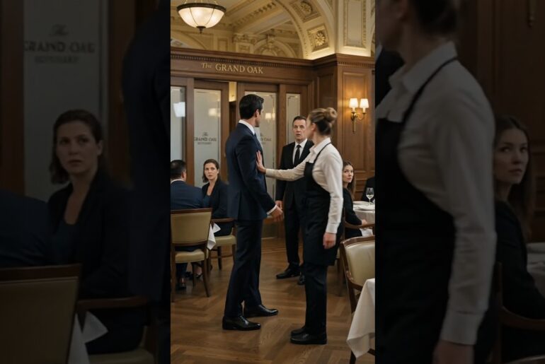 The Billionaire Was Stopped by a Waitress—His Response Left the Restaurant!#shorts#viral#fyp