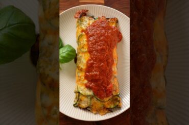 Zucchini Lasagna Roll