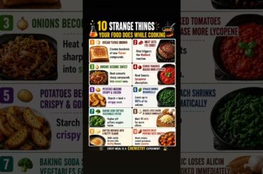Your Food Changes in Amazing Ways While Cooking #didyouknow #usa #uk #shortsfeed #shorts