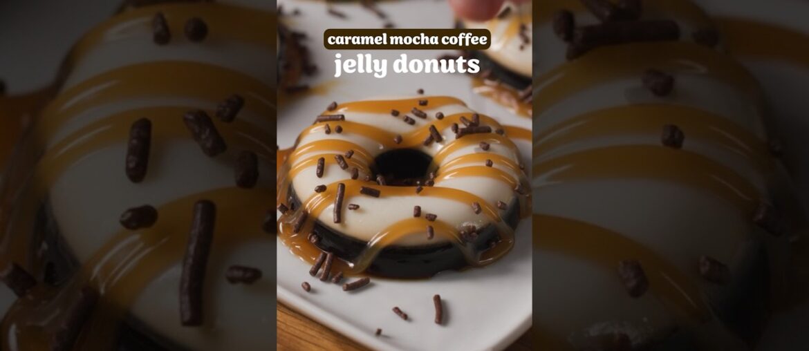 Caramel Mocha Coffee Jelly Donuts