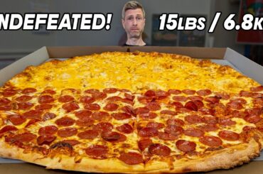 UNDEFEATED 15LB "BIG ONE" PIZZA CHALLENGE WITH JWEBBY