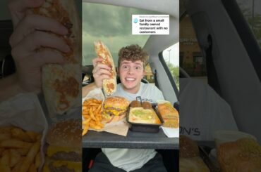 Eating From Small Family Owned Restaurants With NO Customers!