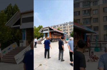 Multi-purpose smart truck container folding party trailer#Dining room#RV#Business activities