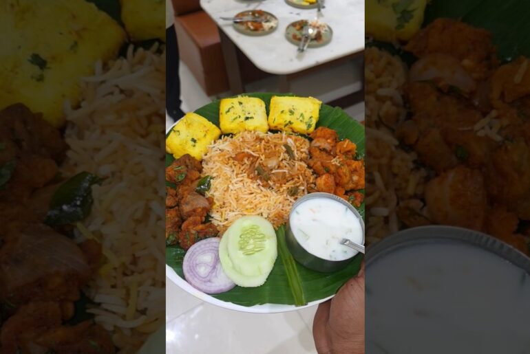 biriyani zest 😋 best veg lunch #shorts #shortsfeed #youtubeshorts #trending #food