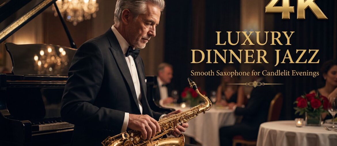 4K Premium Cafe Music 2026 🎷 Relaxing Jazz Music for Fine Dining & Romantic Candlelight Dinner