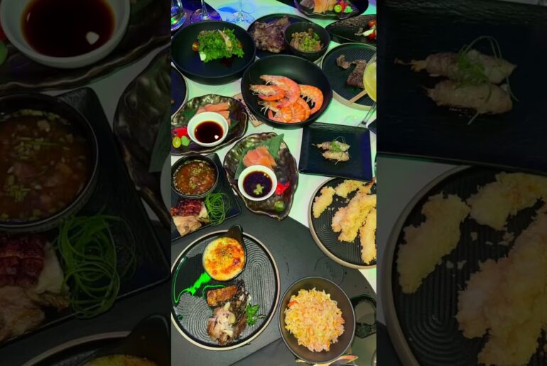 Buffet, but make it fine dining. ✨#nyxoneayala #buffet #finedining #unlimited #VikingsNYX #shorts