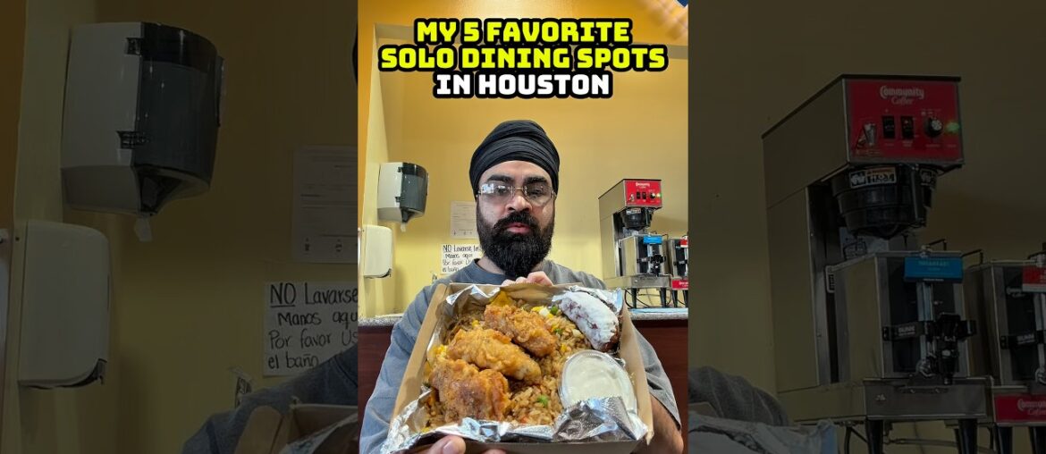 5 Houston Restaurants That Are Perfect for Solo Dining