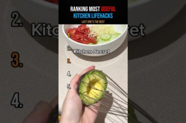 Ranking the Best Kitchen Hacks! 🤯 #kitchenhacks #cooking #tips