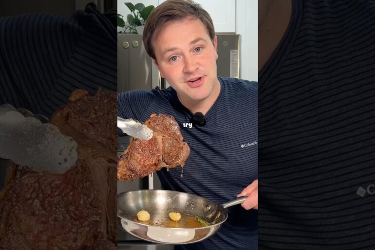 How to make the perfect steak 🥩#food #cooking #steak