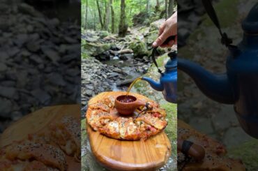Tavuklu Çelenk Pizza 🍕 / Cooking a delicious chicken wreath pizza