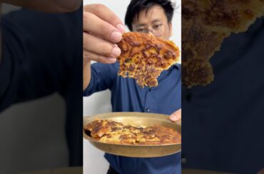 50g Protein Besan Chilla 💪🔥 Easy High Protein Recipe #food #cooking #reels #viral #shorts #fyp