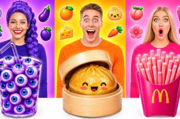 Food of The Same Colors Challenge | Fantastic Food Hacks by Multi DO Challenge