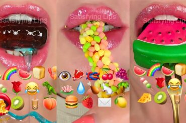 Relax With Over 20 Minutes Of Satisfying ASMR Eating  Emoji Food