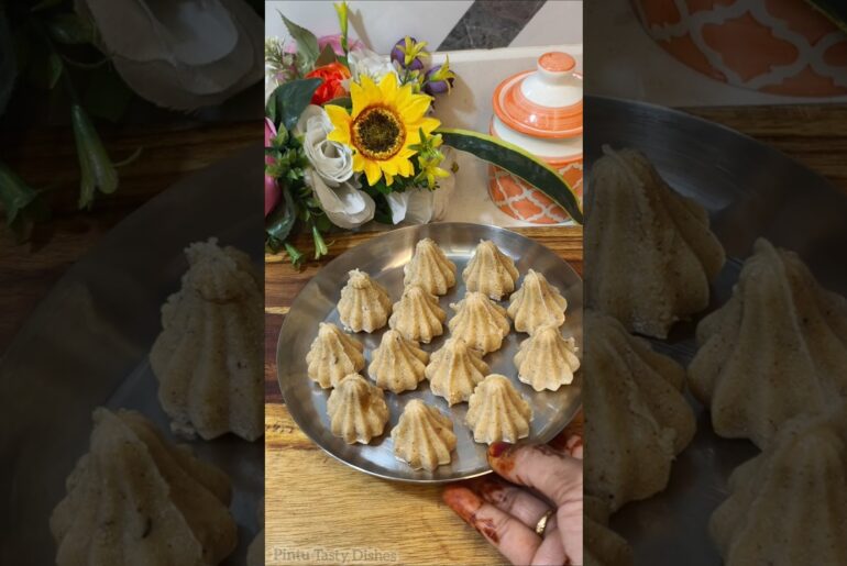 Sooji modak🙏 ganpati special #recipe #food #tastyfood #cooking@PINTU_TASTY_DISHES