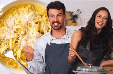 Theo James Teaches Kaya Scodelario How to Make His Restaurant’s Pasta | NYT Cooking