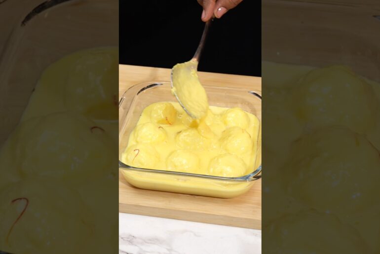 Baked Rasgulla ASMR #shorts #asmr #recipe #cooking #crunchytreats #viral